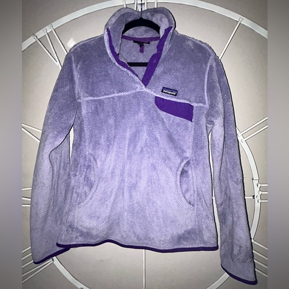Patagonia Sweaters - Patagonia Lavender 1/4 Snap-T Pullover/Jacket